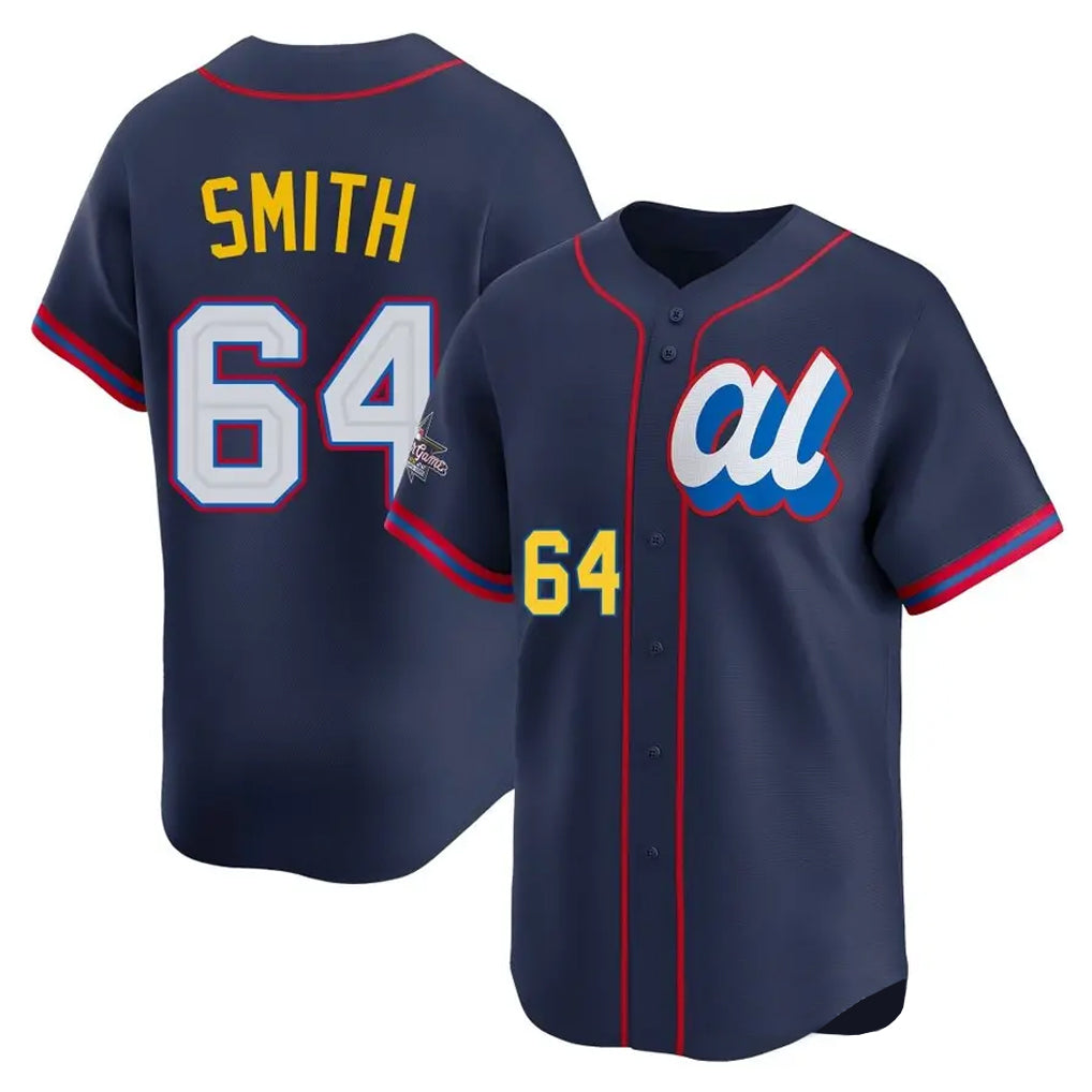 C.White Sox #64 Shane Smith Player Navy Limited American League All-Star Edition Ddoa Stitched Jerseys