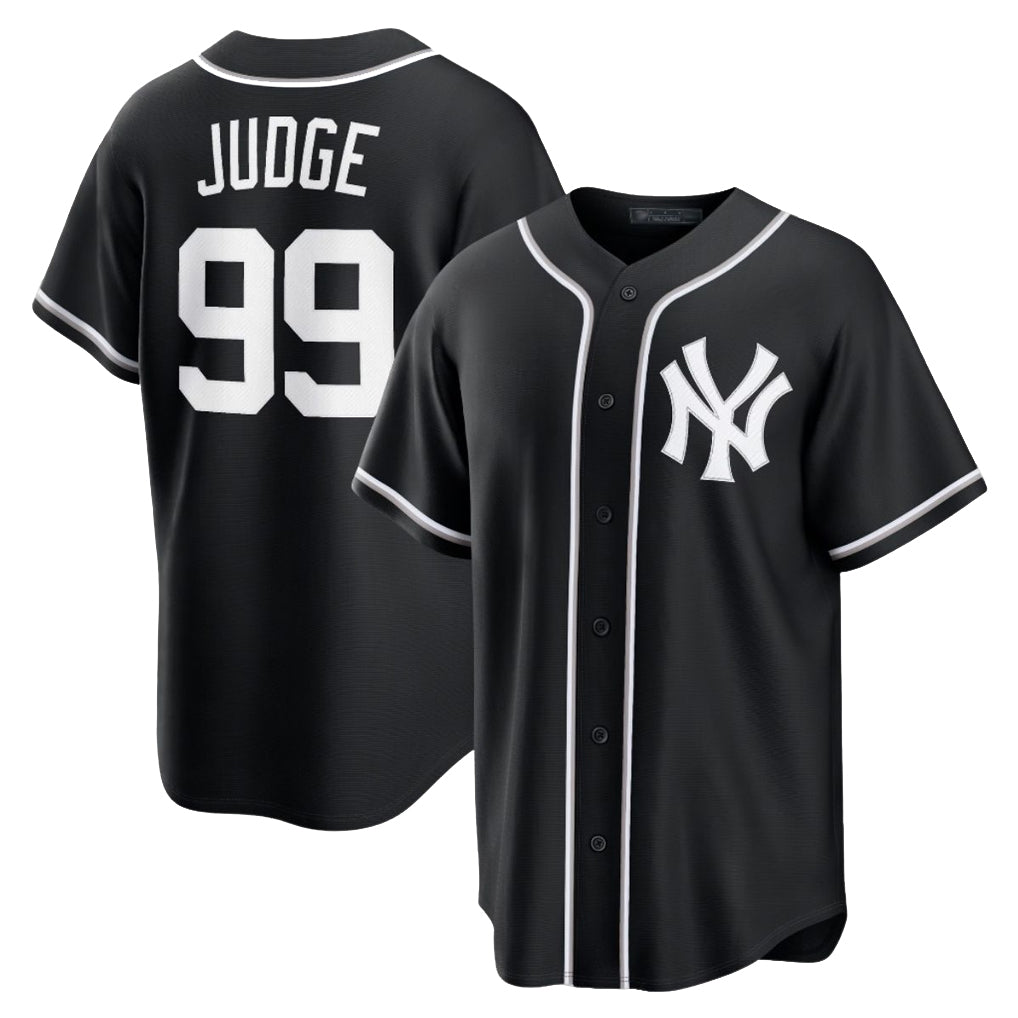 NY.Yankees #99 Aaron Judge Player Black Out Game Ddoa Stitched Jerseys