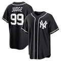 NY.Yankees #99 Aaron Judge Player Black Out Game Ddoa Stitched Jerseys