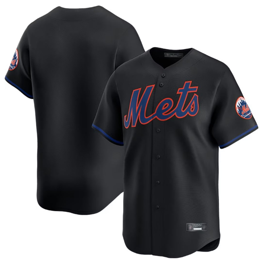 NY.Mets ## Mets Blank Player Black Alternate Home Limited Ddoa Stitched Jerseys