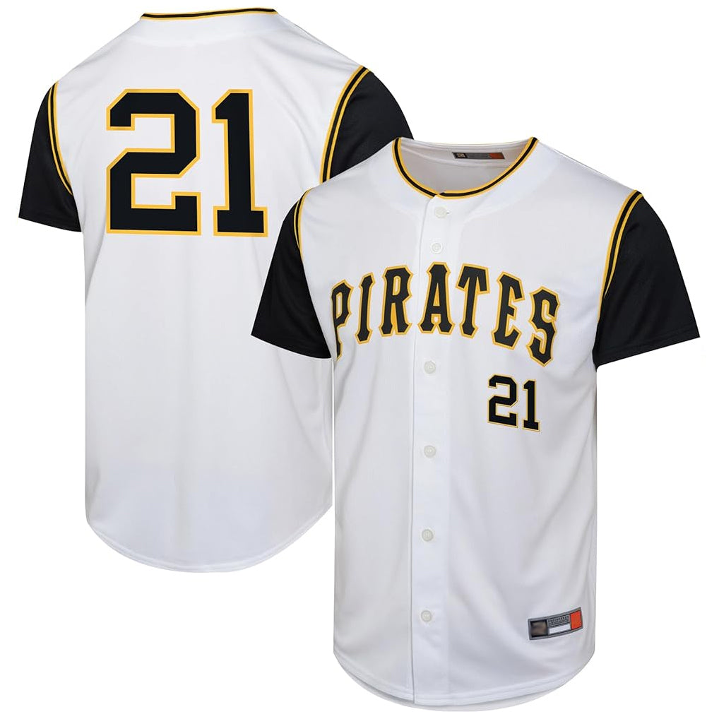 P.Pirates #21 Roberto Clemente Player White Throwback Cooperstown Collection Limited Ddoa Stitched Jerseys