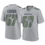 S.Seahawks #67 Charles Cross Player Gray Atmosphere Fashion Home Game Ddoa Stitched Jerseys