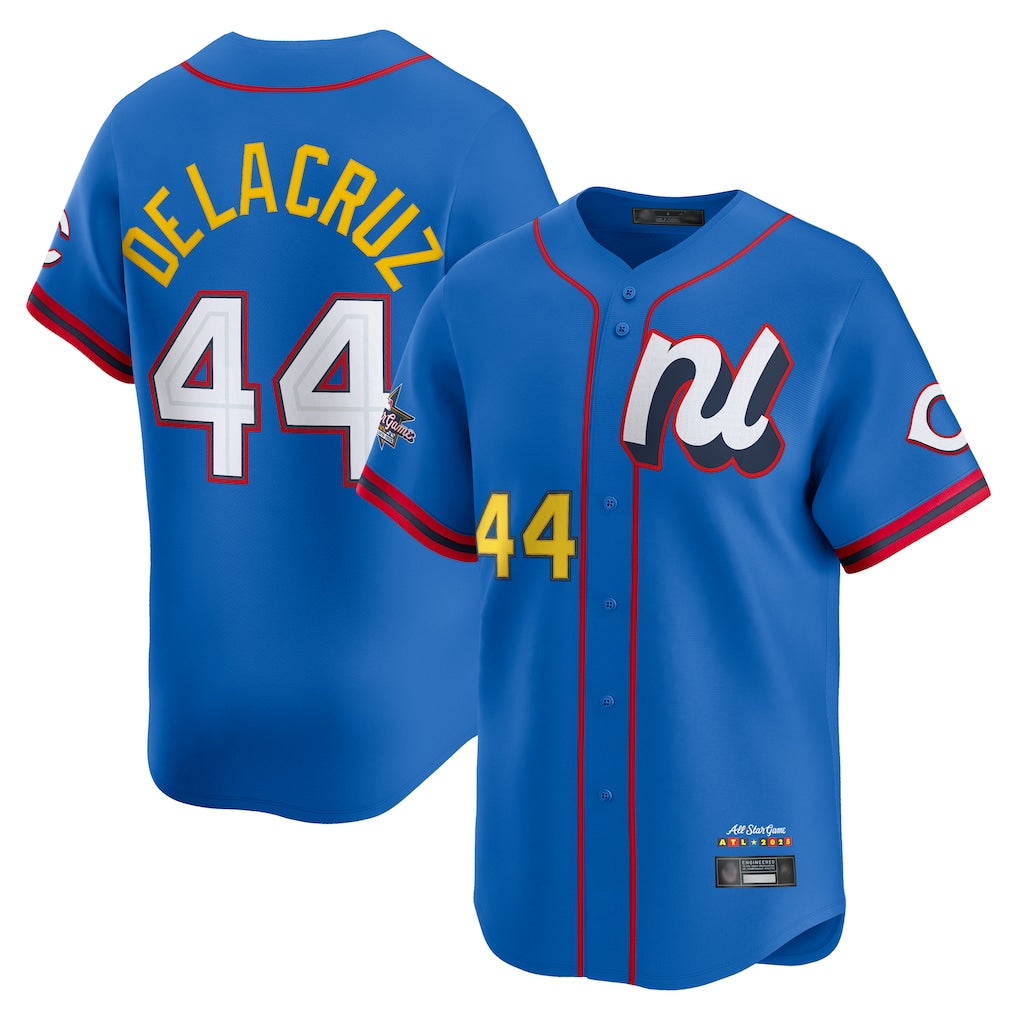 C.Reds #44 Elly De La Cruz Player Blue National League All-Star Edition Limited Ddoa Stitched Jerseys