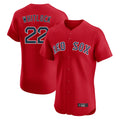 B.Red Sox #22 Garrett Whitlock Player Red Limited Elite Home Game Ddoa Stitched Jerseys