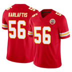 KC.Chiefs #56 George Karlaftis Player Red Limited Vapor F.U.S.E. Home Game Ddoa Stitched Jerseys