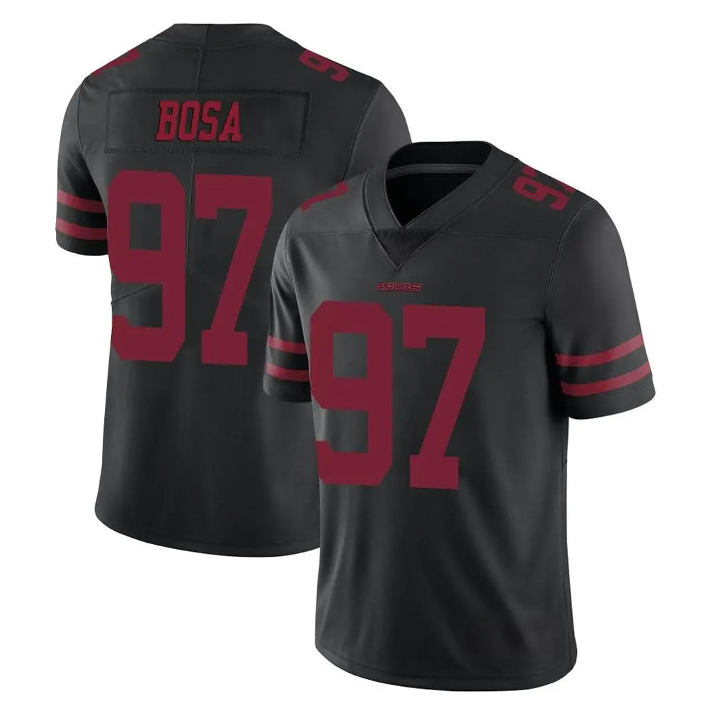 SF.49ers #97 Nick Bosa Player Black Alternate Limited Vapor Untouchable Home Game Ddoa Stitched Jerseys