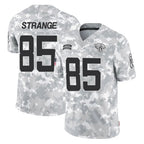 J.Jaguars #85 Brenton Strange Player Arctic Camo Salute To Service Limited Game Ddoa Stitched Jerseys