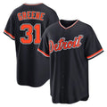 D.Tigers #31 Riley Greene Player Navy Home Game Ddoa Stitched Jerseys