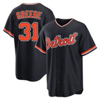D.Tigers #31 Riley Greene Player Navy Home Game Ddoa Stitched Jerseys