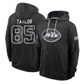 NY.Jets #85 Mason Taylor Player 2026 Black Logo Pullover Hoodies Limited Game Ddoa Stitched Jerseys