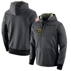 LA.Rams ## Rams Blank Player Gray Pullover Hoodie Limited Game Ddoa Stitched Jerseys