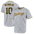 P.Pirates #10 Bryan Reynolds Player Gray Road Home Game Ddoa Stitched Jerseys
