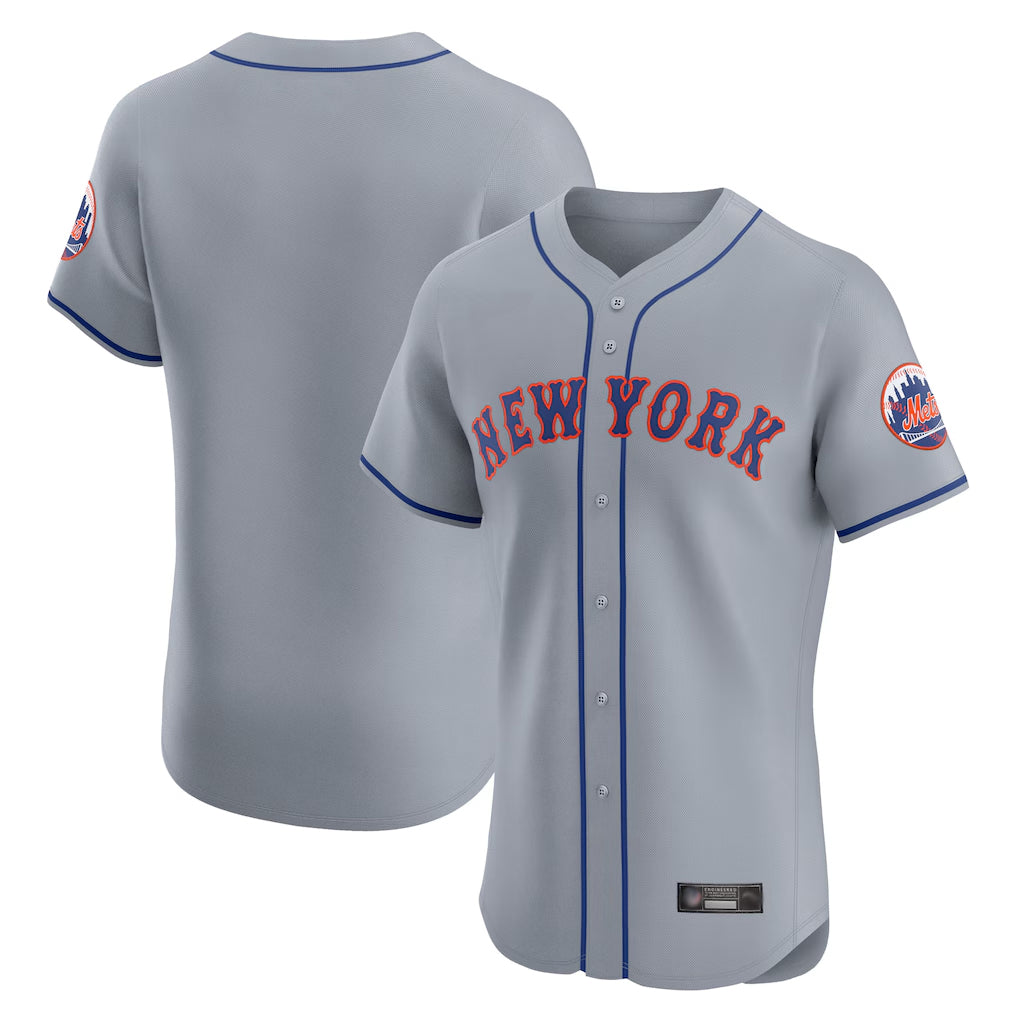 NY.Mets ## Mets Blank Player Gray Road Limited Elite Home Ddoa Stitched Jerseys