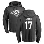 LA.Rams #17 Davante Adams Player Gray Pullover Hoodie Limited Game Ddoa Stitched Jerseys