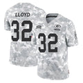 GB.Packers #32 MarShawn Lloyd Player Arctic Camo Salute To Service Limited Ddoa Stitched Jerseys