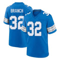 D.Lions #32 Brian Branch Player Blue Alternate Home Game Ddoa Stitched Jerseys