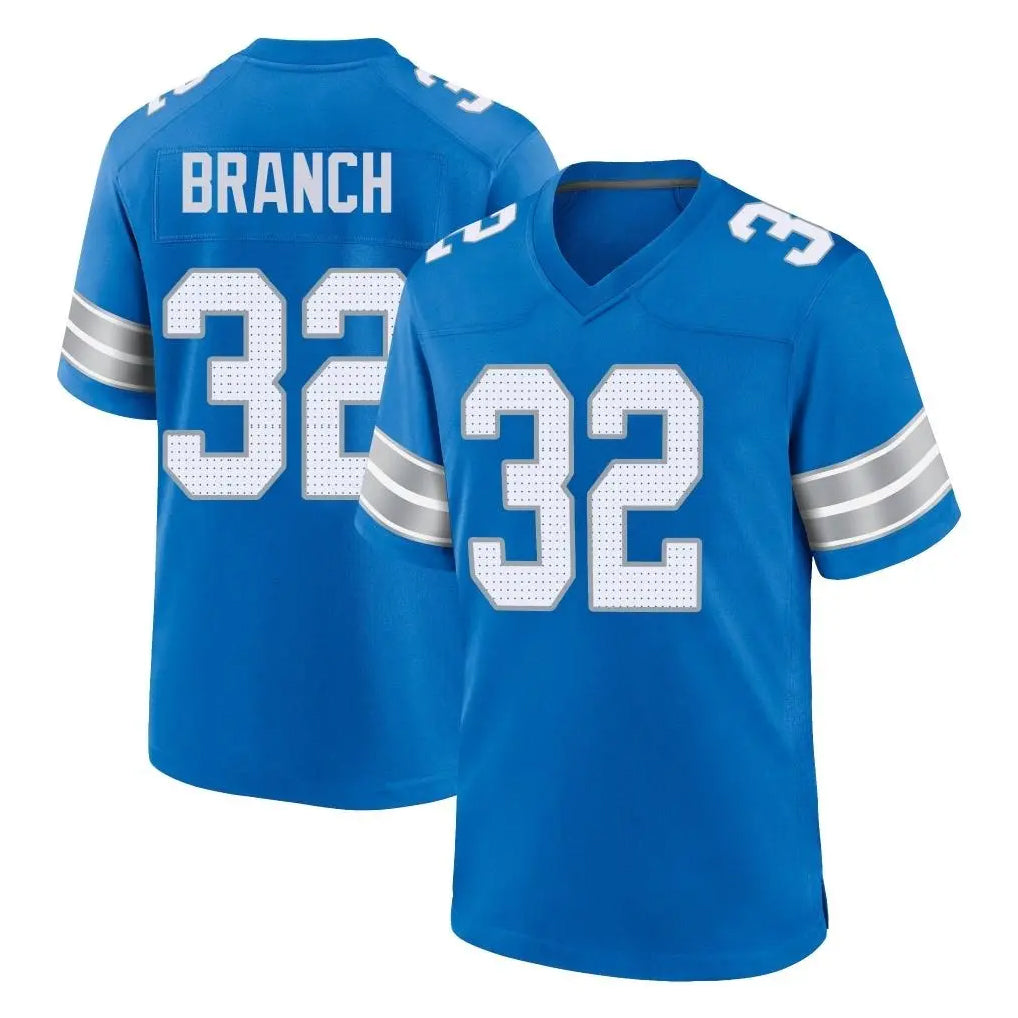 D.Lions #32 Brian Branch Player Blue Alternate Home Game Ddoa Stitched Jerseys