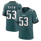 P.Eagles #53 Zack Baun Player Green Home Game Ddoa Stitched Jerseys