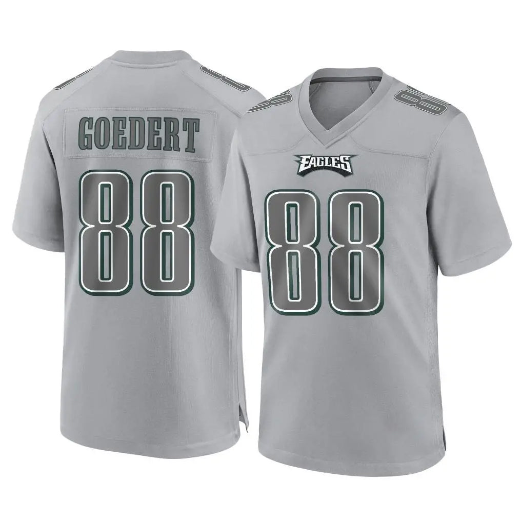 P.Eagles #88 Dallas Goedert Player Gray Atmosphere Fashion Home Game Ddoa Stitched Jerseys