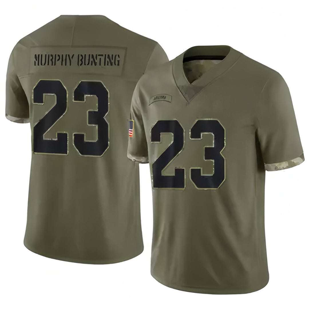 A.Cardinals #23 Sean Murphy-Bunting Player Olive Salute To Service Ddoa Stitched Jerseys