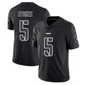 LV.Raiders #5 Eric Stokes Player Black Limited Black Impact Home Game Ddoa Stitched Jerseys