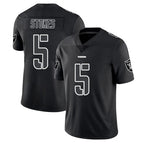 LV.Raiders #5 Eric Stokes Player Black Limited Black Impact Home Game Ddoa Stitched Jerseys