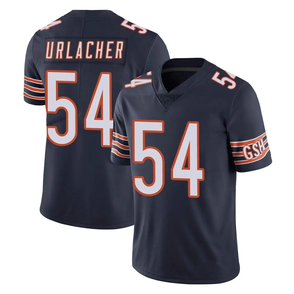 C.Bears #54 Brian Urlacher Player Navy Vapor Untouchable Limited Home Game Ddoa Stitched Jerseys