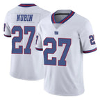 NY.Giants #27 Tyler Nubin Player White Color Rush Home Game Ddoa Stitched Jerseys