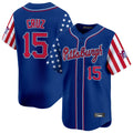 P.Pirates #15 Oneil Cruz Player Royal 2025 Independence Day Vapor Premier Limited Ddoa Stitched Jerseys