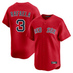 B.Red Sox #3 Ceddanne Rafaela Player Red Limited Home Game Ddoa Stitched Jerseys