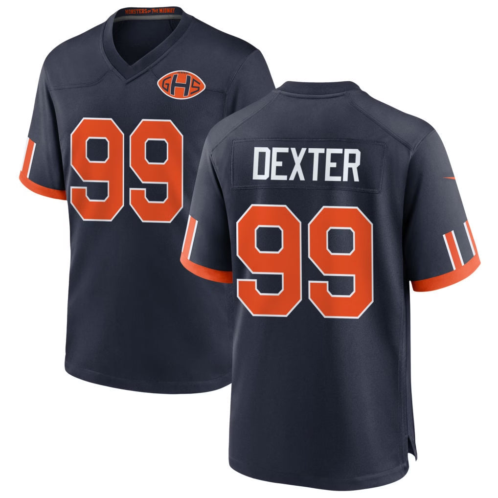 C.Bears #99 Gervon Dexter Sr Player Navy 2026 Rivalries Collection Home Game Ddoa Stitched Jerseys
