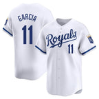 KC.Royals #11 Maikel Garcia Player White Alt Limited Home Ddoa Stitched Jerseys
