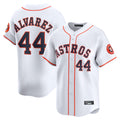 H.Astros #44 Yordan Alvarez Player White Home Limited Ddoa Stitched Jerseys