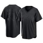 C.Cubs #31 Greg Maddux Player Black T-shirt Home Game Ddoa Stitched Jerseys