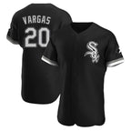 C.White Sox #20 Miguel Vargas Player Black Limited Elite Home Ddoa Stitched Jerseys