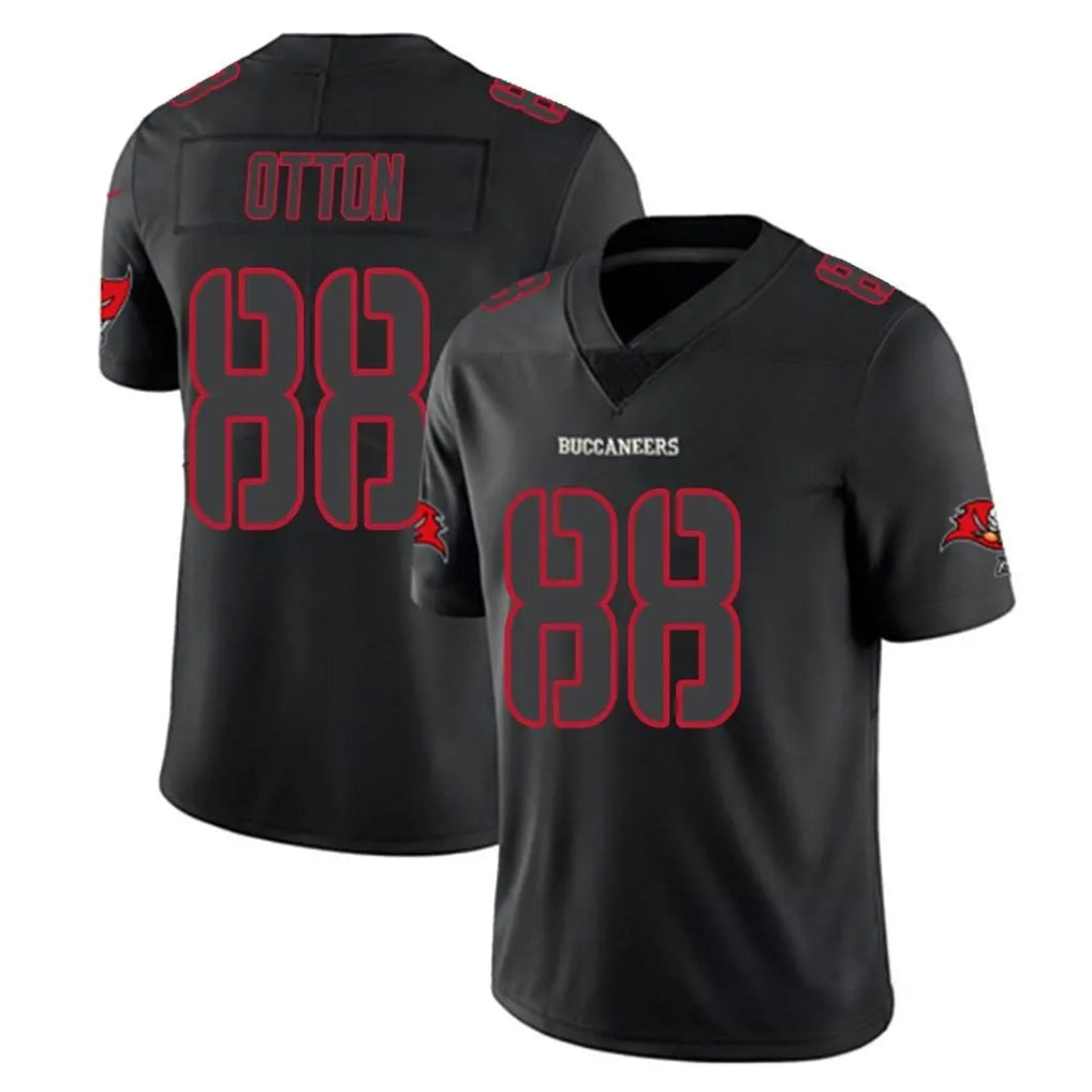 TB.Buccaneers #88 Cade Otton Player Black Impact Limited Home Game Ddoa Stitched Jerseys