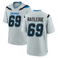 D.Lions #69 Tate Ratledge Player Silver 2026 Rivalries Collection Home Game Ddoa Stitched Jerseys