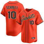 SF.Giants #10 Casey Schmitt Player Orange Home Limited Ddoa Stitched Jerseys