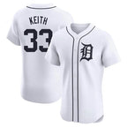 D.Tigers #33 Colt Keith Player White Limited Elite Home Ddoa Stitched Jerseys