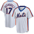 NY.Mets #17 Keith Hernandez Player White Cooperstown Collection T-shirt Home Ddoa Stitched Jerseys