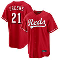C.Reds #21 Hunter Greene Player Red Home Game Ddoa Stitched Jerseys