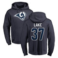 LA.Rams #37 Quentin Lake Player Navy Pullover Hoodie Limited Game Ddoa Stitched Jerseys