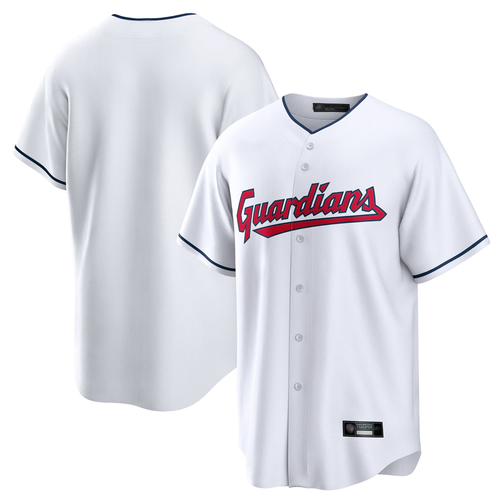 C.Guardians ## Guardians Blank Player White Home Game Ddoa Stitched Jerseys