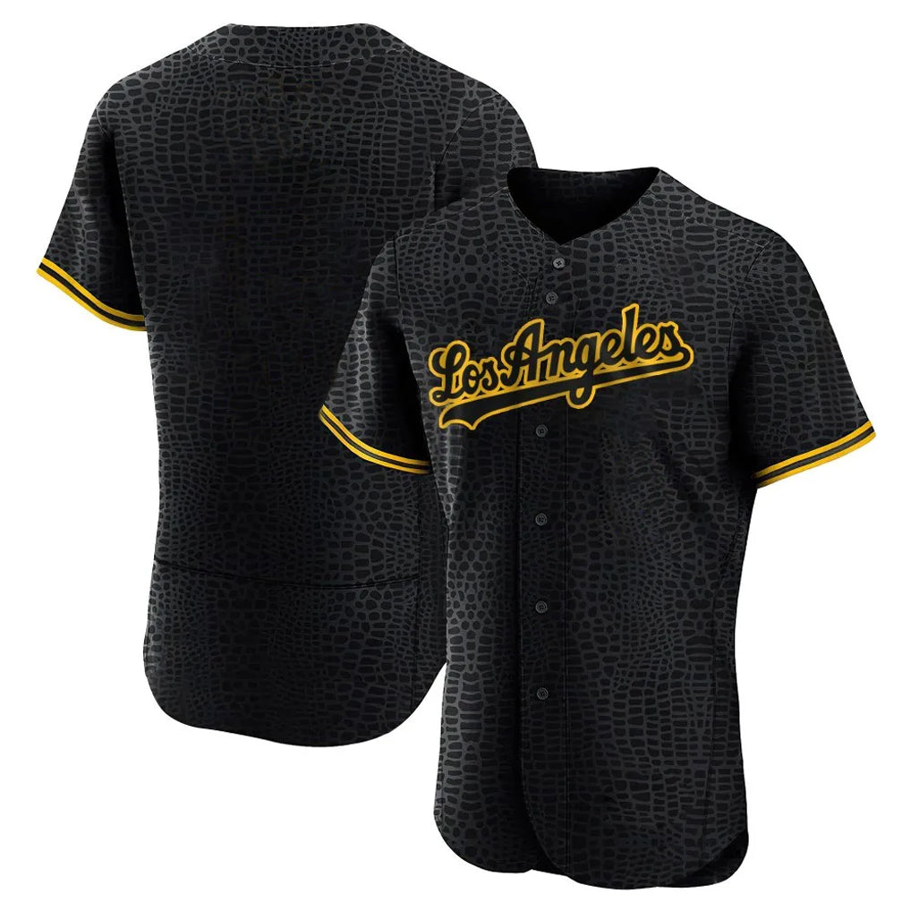 LA.Dodgers ## Dodgers Blank Player Black Snake Skin City Limited Elite Home Ddoa Stitched Jerseys