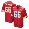 KC.Chiefs #66 Mike Caliendo Player Red Home Game Stitched Jerseys