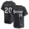 C.White Sox #20 Miguel Vargas Player Black City Connect Limited Home Ddoa Stitched Jerseys