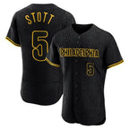 P.Phillies #5 Bryson Stott Player Black Snake Skin City Home Limited Elite Ddoa Stitched Jerseys
