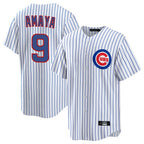 C.Cubs #9 Miguel Amaya Player White Game Home Ddoa Stitched Jerseys