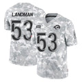 LA.Rams #53 Nate Landman Player Arctic Camo Salute To Service Limited Game Ddoa Stitched Jerseys