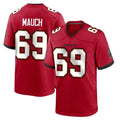 TB.Buccaneers #69 Cody Mauch Player Red Home Game Ddoa Stitched Jerseys